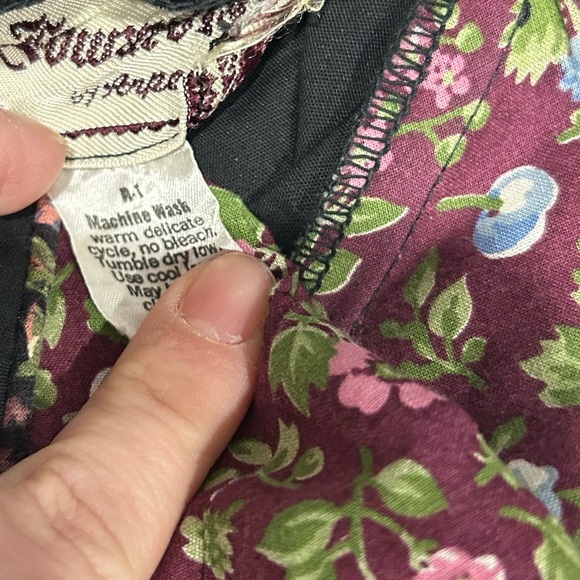 Young Edwardian by Arpeja bohemian💥1970s VTG midi black Dress size Small - Picture 8 of 8